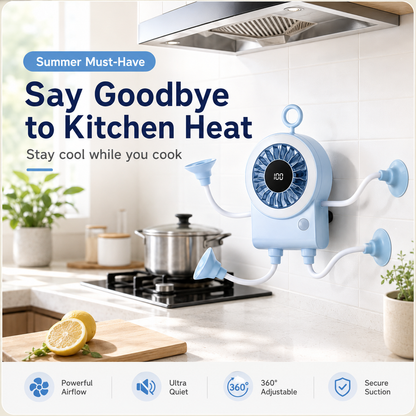 🌟🤖 Cute Robot Shaped Multi-scene Portable Desk Fan