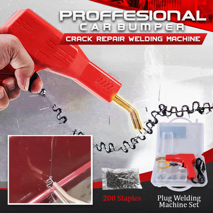🔧 Handheld Car Plastic Welding Repair Tool (200 Staples Included)