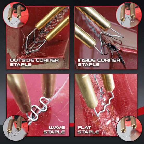 🔧 Handheld Car Plastic Welding Repair Tool (200 Staples Included)