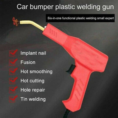 🔧 Handheld Car Plastic Welding Repair Tool (200 Staples Included)