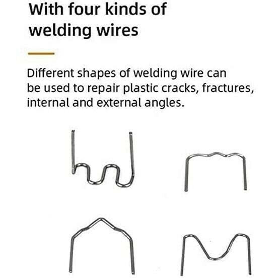 🔧 Handheld Car Plastic Welding Repair Tool (200 Staples Included)