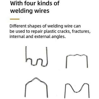 🔧 Handheld Car Plastic Welding Repair Tool (200 Staples Included)