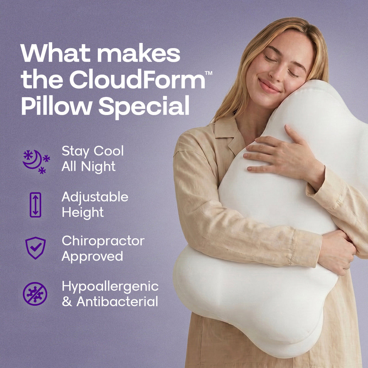 Cloud Cooling Pillowcase