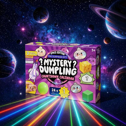 💥Hot Selling Surprise 🤩24 Days Mystery Dumpling Countdown Calendar, Squeeze Sensory Fidget Toy Set