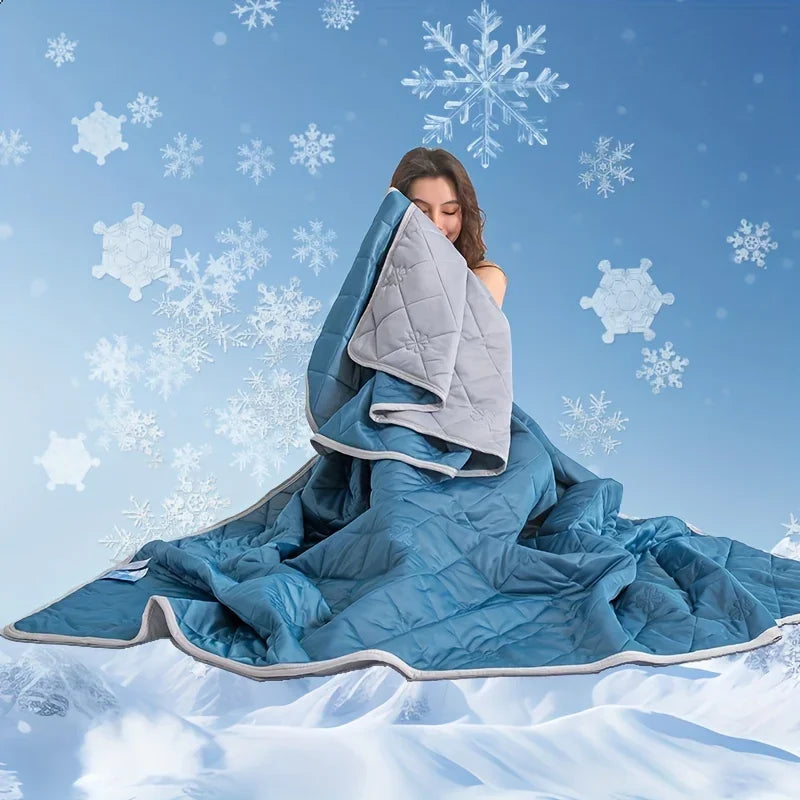 🌀The Arctic Breeze Cooling Blanket | Lightweight Summer Cooling Blanket for Hot Sleepers