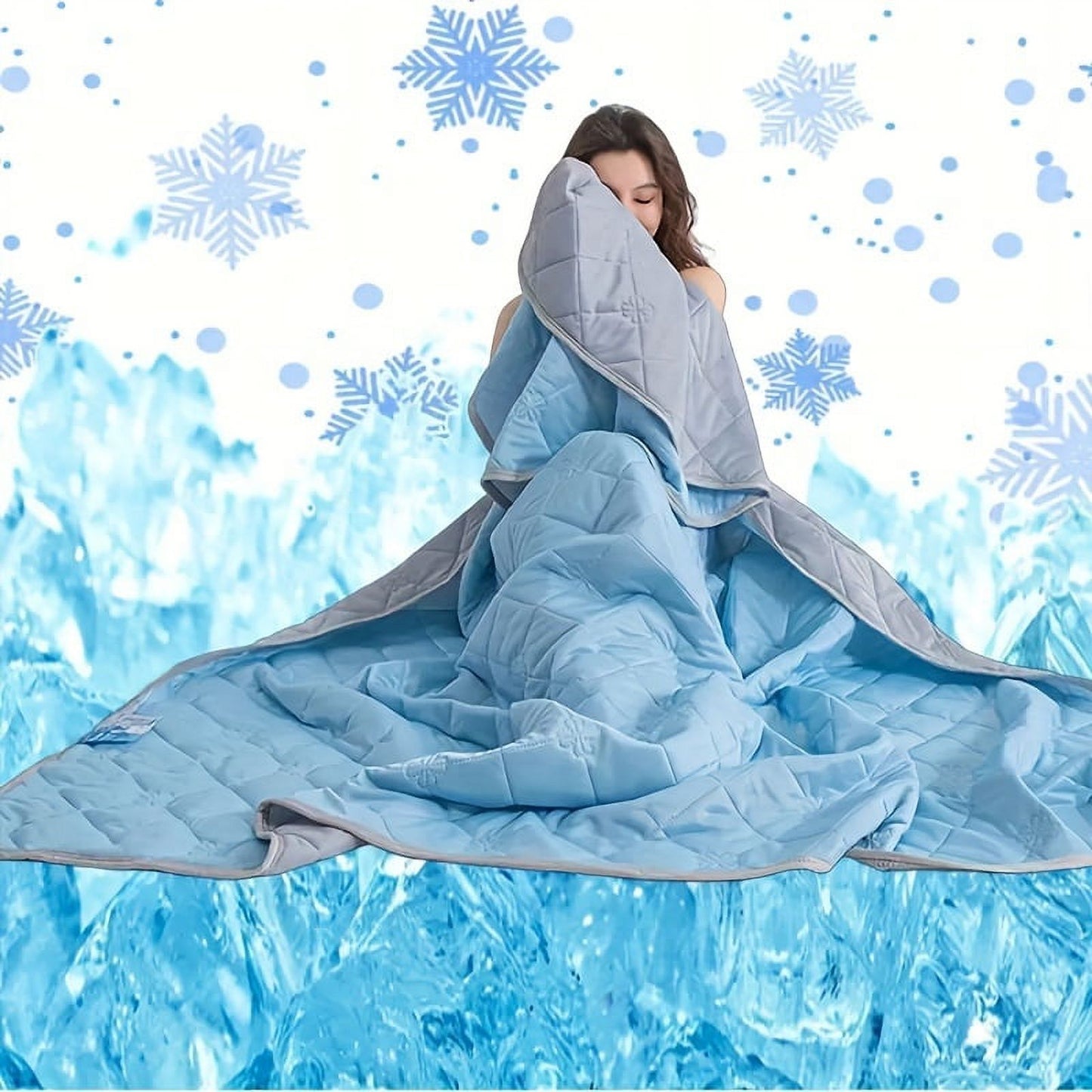 🌀The Arctic Breeze Cooling Blanket | Lightweight Summer Cooling Blanket for Hot Sleepers