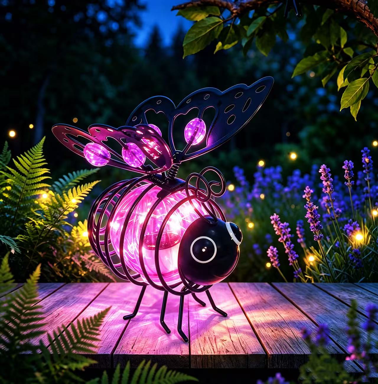 🔥 LIMITED-TIME 50% OFF! 🐝✨Hanging Solar Bee Light – Warm Amber Glow, Flicker-Free, Perfect for Garden Parties, Camping, or Kids’ Rooms – Spread Joy Day and Night 🌞🌜