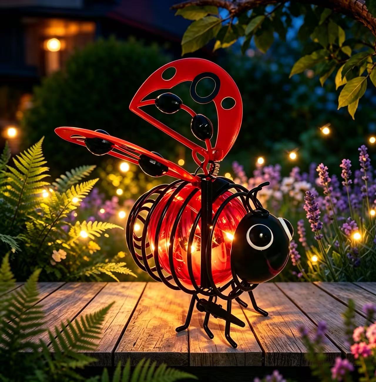 🔥 LIMITED-TIME 50% OFF! 🐝✨Hanging Solar Bee Light – Warm Amber Glow, Flicker-Free, Perfect for Garden Parties, Camping, or Kids’ Rooms – Spread Joy Day and Night 🌞🌜