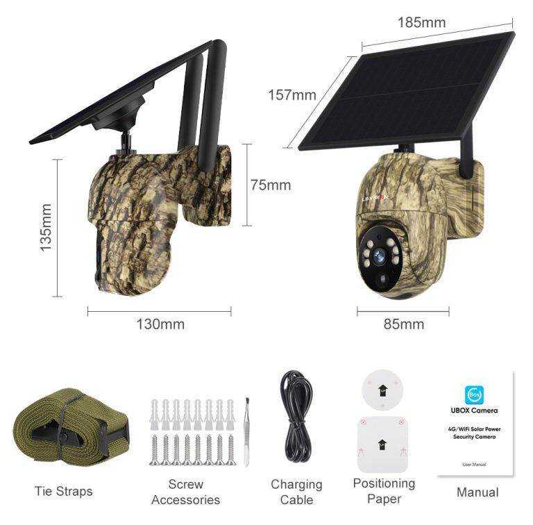 🎥New Arrival 49% OFF!⚡4MP Solar PTZ Camera-355° Pan & Tilt, Eliminates Blind Spots