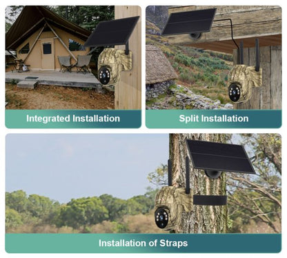 🎥New Arrival 49% OFF!⚡4MP Solar PTZ Camera-355° Pan & Tilt, Eliminates Blind Spots