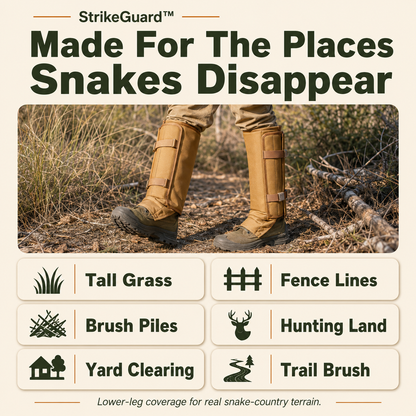 Tactical Snake Bite Protection for Hunting & Outdoor