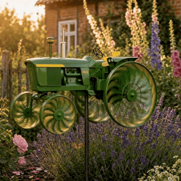 🚜Only Today 50% OFF-Earl's Handmade Tractor Wind Spinner