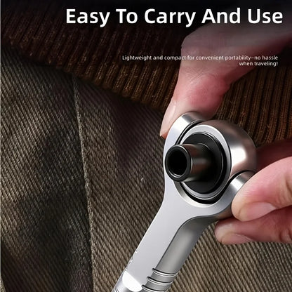 270° Rotating Head Universal Ratchet Screwdriver