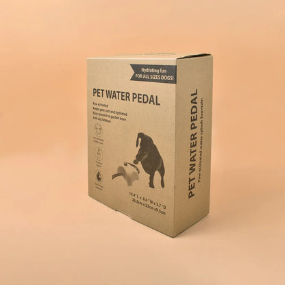 💦🐕Outdoor Paw‑Activated Dog Water Fountain – Step‑On Pedal