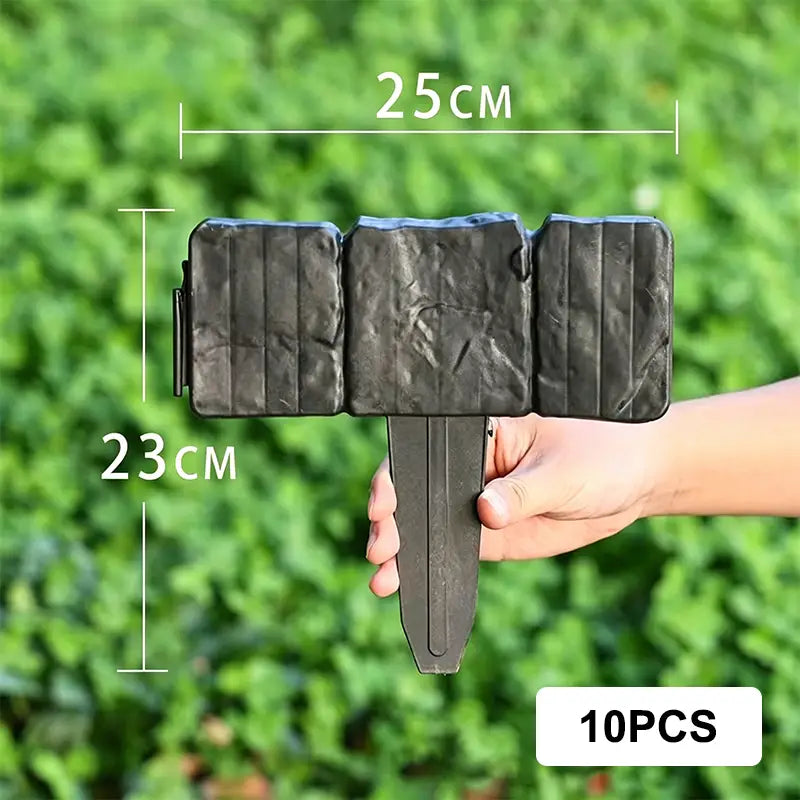 🔥🌟 Hot Offer -Realistic Faux Stone Garden Edging  Flexible Interlocking Lawn & Landscape Border 🔔✨