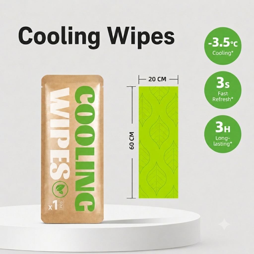 Cooling Towels & XL Menthol Wipes for Hot Weather Relief