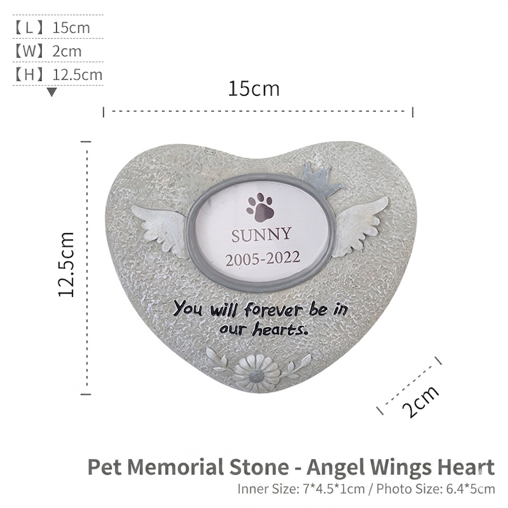 🌈 Forever Loved Pet Memorial Stone – A Heartfelt Tribute That Never Fades ❤️🐾