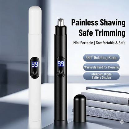 🚀✨Portable Electric Nose & Ear Hair Trimmer