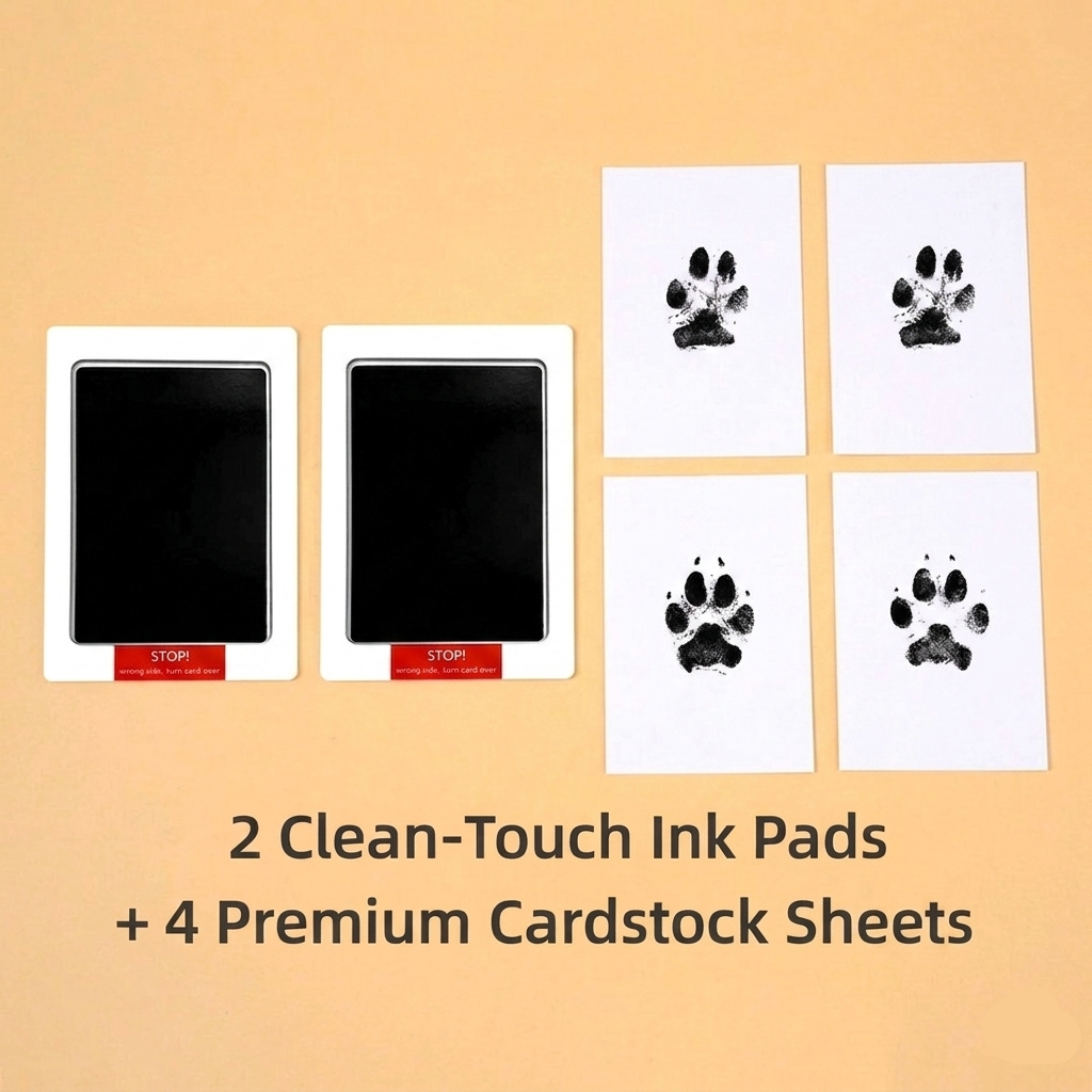 🔥 Paw Print Kit | Capture Their Paw Before It’s Gone Forever 🐾 No Mess Memory Keepsake
