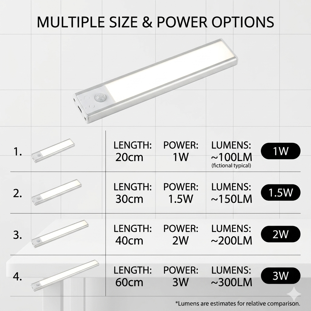 🏠HOT SELLER — Wireless Magnetic Motion Sensor Light Bar For Closets, Stairs & Hallways