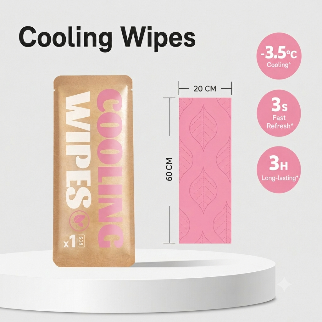 Cooling Towels & XL Menthol Wipes for Hot Weather Relief