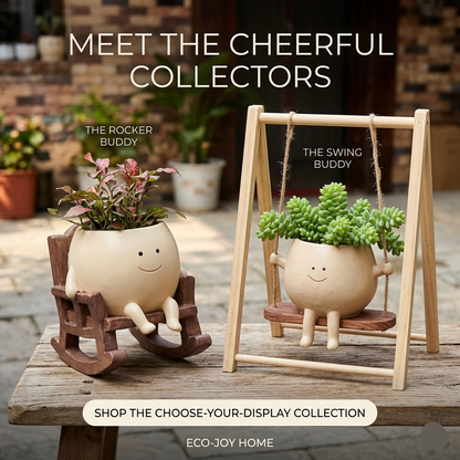 🏡Hot Selling Today – Swing Face Planter | Transform Empty Corners Into Eye-Catching Decor