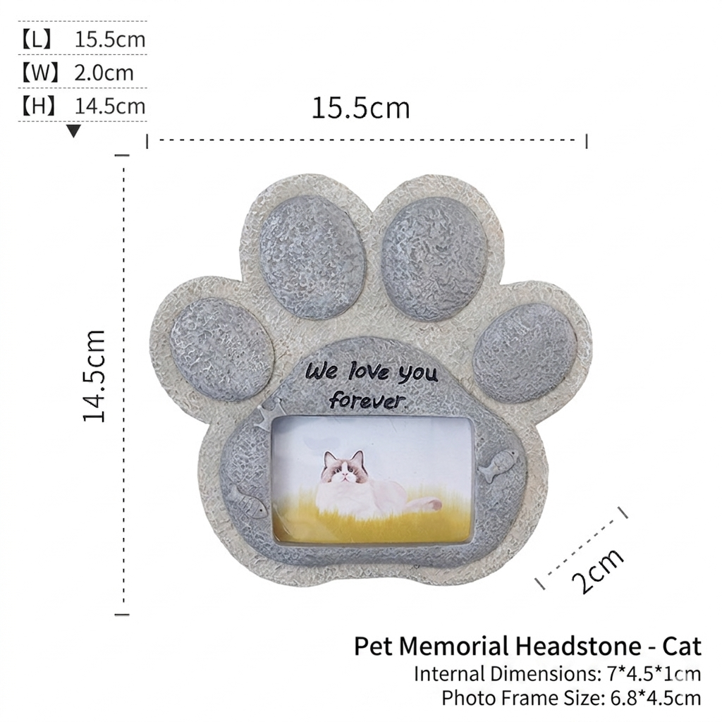 🌈 Forever Loved Pet Memorial Stone – A Heartfelt Tribute That Never Fades ❤️🐾