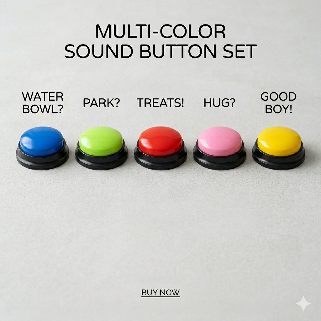 🔥$3.99 Each🔥 Pet Sound Buttons🐾Stop Guessing, Start Communicating