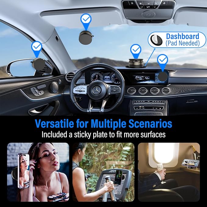 🚗Limited-Time Deal: The Most Secure Magnetic Car Phone Mount🧲