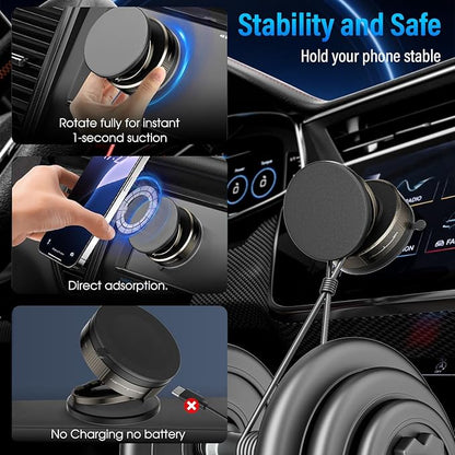 🚗Limited-Time Deal: The Most Secure Magnetic Car Phone Mount🧲