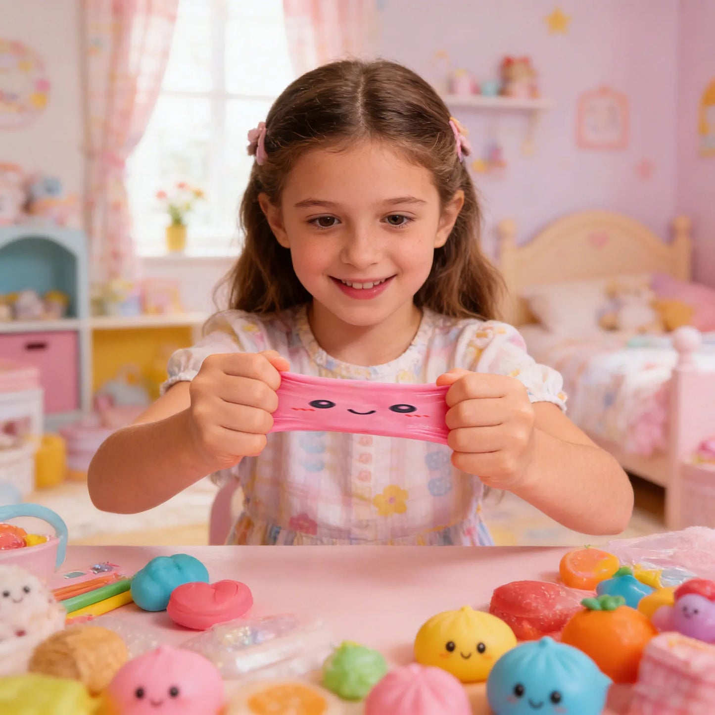 💥Hot Selling Surprise 🤩24 Days Mystery Dumpling Countdown Calendar, Squeeze Sensory Fidget Toy Set