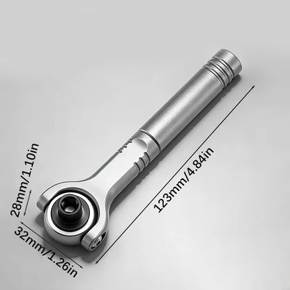 270° Rotating Head Universal Ratchet Screwdriver