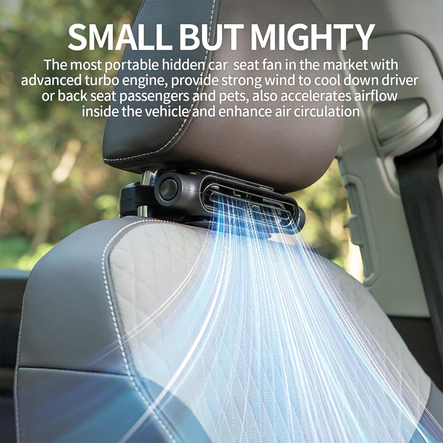 🔥Hot Sales 52% OFF🎁👍Car Seat Fan for Driver & Backseat