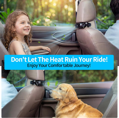 🔥Hot Sales 52% OFF🎁👍Car Seat Fan for Driver & Backseat