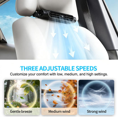 🔥Hot Sales 52% OFF🎁👍Car Seat Fan for Driver & Backseat