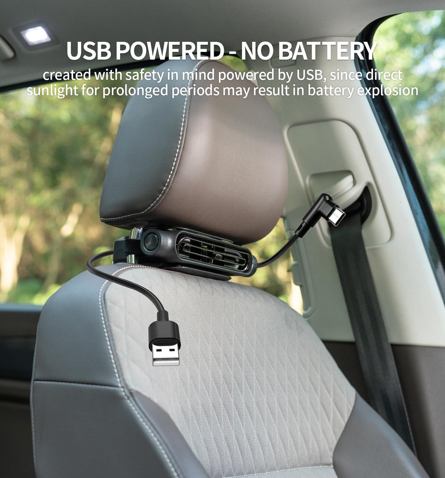 🔥Hot Sales 52% OFF🎁👍Car Seat Fan for Driver & Backseat