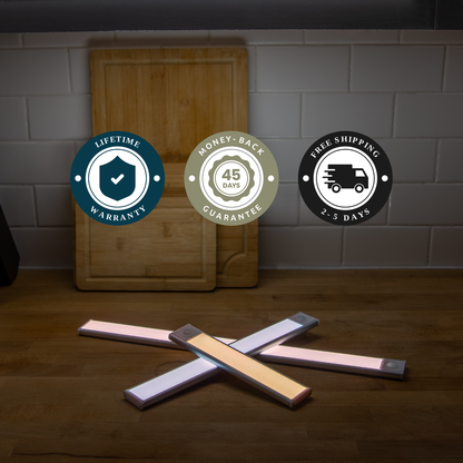 🏠HOT SELLER — Wireless Magnetic Motion Sensor Light Bar For Closets, Stairs & Hallways