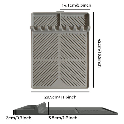 16.5x11" Silicone Mat – Heat Resistant, Dishwasher Safe, Non-Slip for Grill & Counter