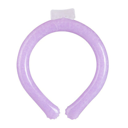 ❄️ Reusable Cooling Neck Ring | Hands-Free Portable Ice Neck Cooler for Summer Outdoor Sports Travel Camping Gardening