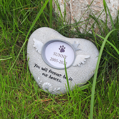 🌈 Forever Loved Pet Memorial Stone – A Heartfelt Tribute That Never Fades ❤️🐾