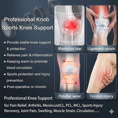 🔥 BUY 1 GET 2ND 50% OFF – Sports Knee Support Brace | Instant Pain Relief & All-Day Knee Stability