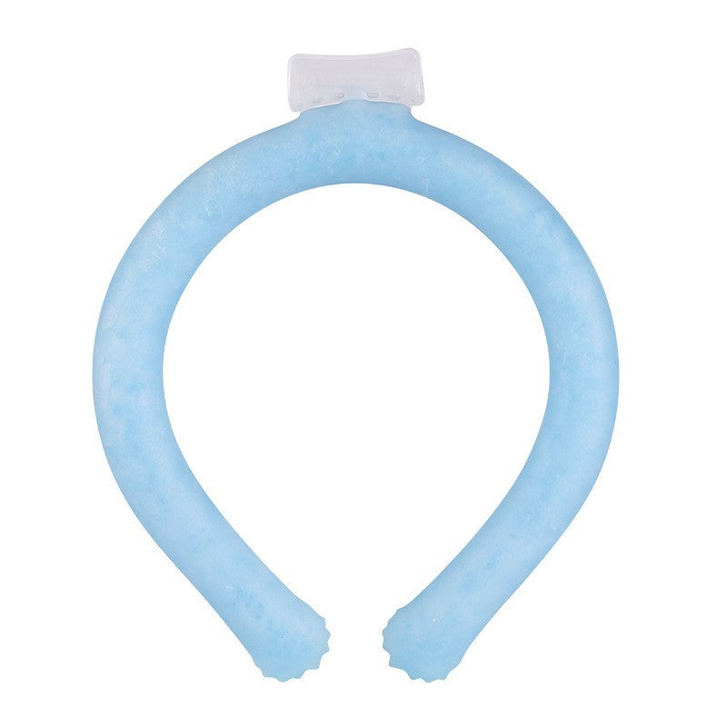 ❄️ Reusable Cooling Neck Ring | Hands-Free Portable Ice Neck Cooler for Summer Outdoor Sports Travel Camping Gardening