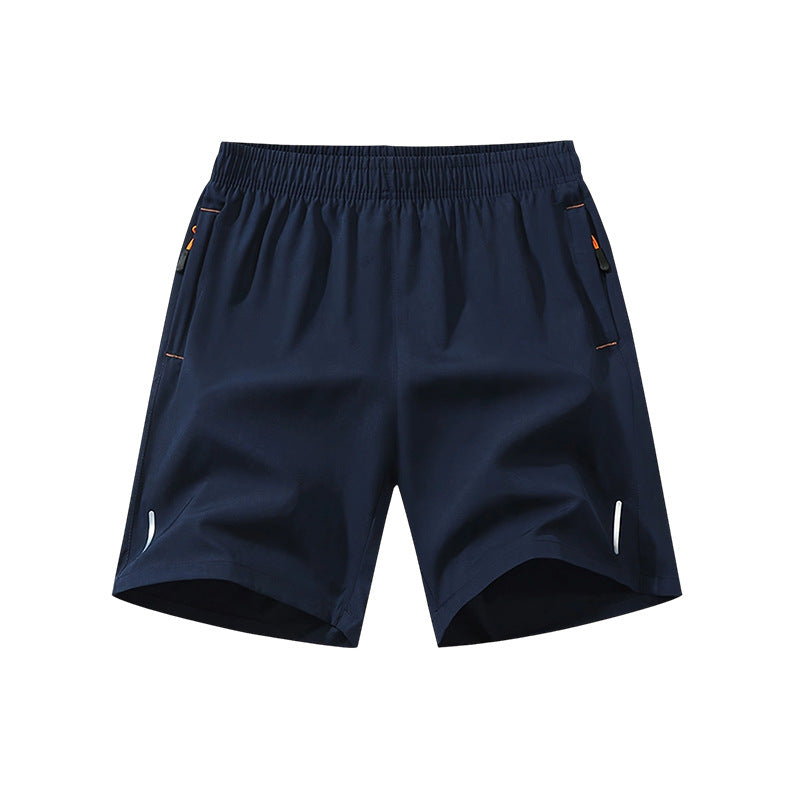 👖☀️ Summer Casual Men’s solid-color shorts with zippered pockets