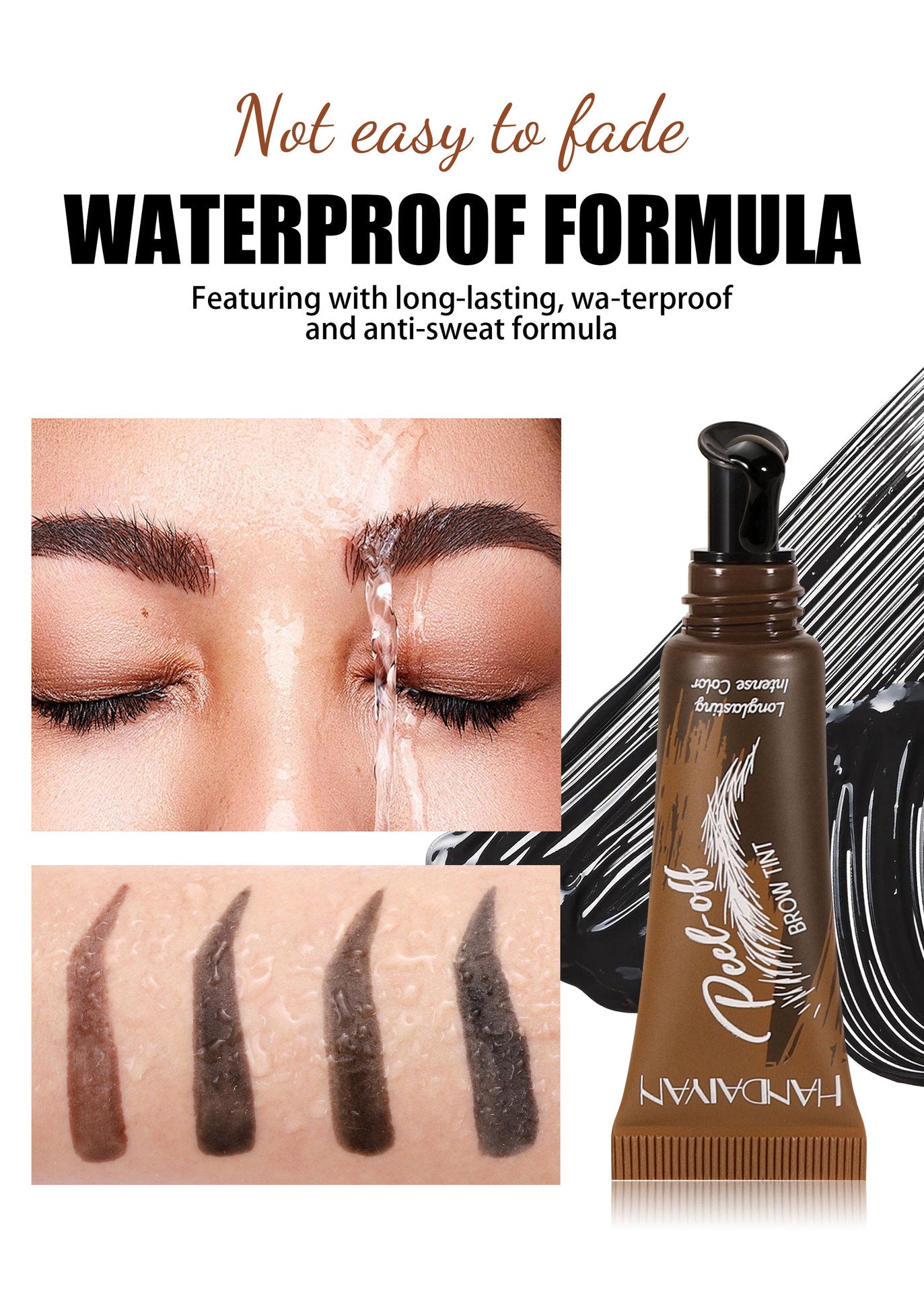 ✨ Peel-Off Eyebrow Tint Gel – Up to 7-Day Natural Brow Color