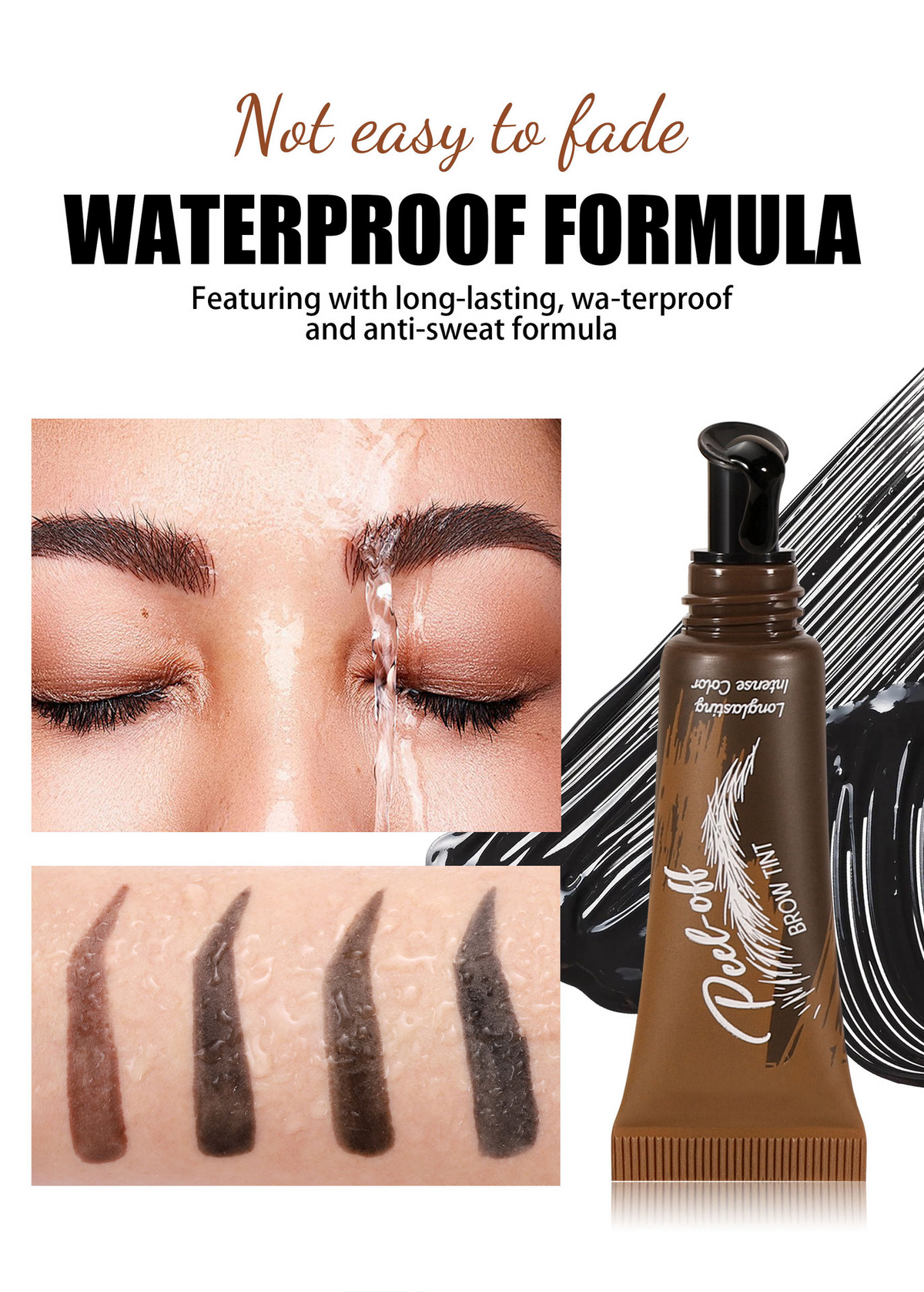 ✨ Peel-Off Eyebrow Tint Gel – Up to 7-Day Natural Brow Color
