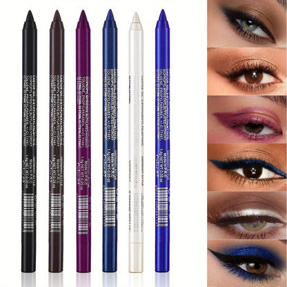 🔥 Limited Edition 50% OFF🌈14-Pack Eyeliner Pencil Waterproof Colored Paste Liners with Metallic & Shimmer Finishes Smudge-Proof