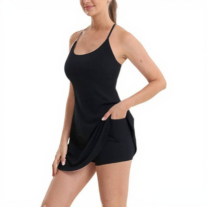 50% OFF TODAY! The "No-Adjustment" Active Dress That Solves Your Workout Wardrobe Struggles 🎾✨