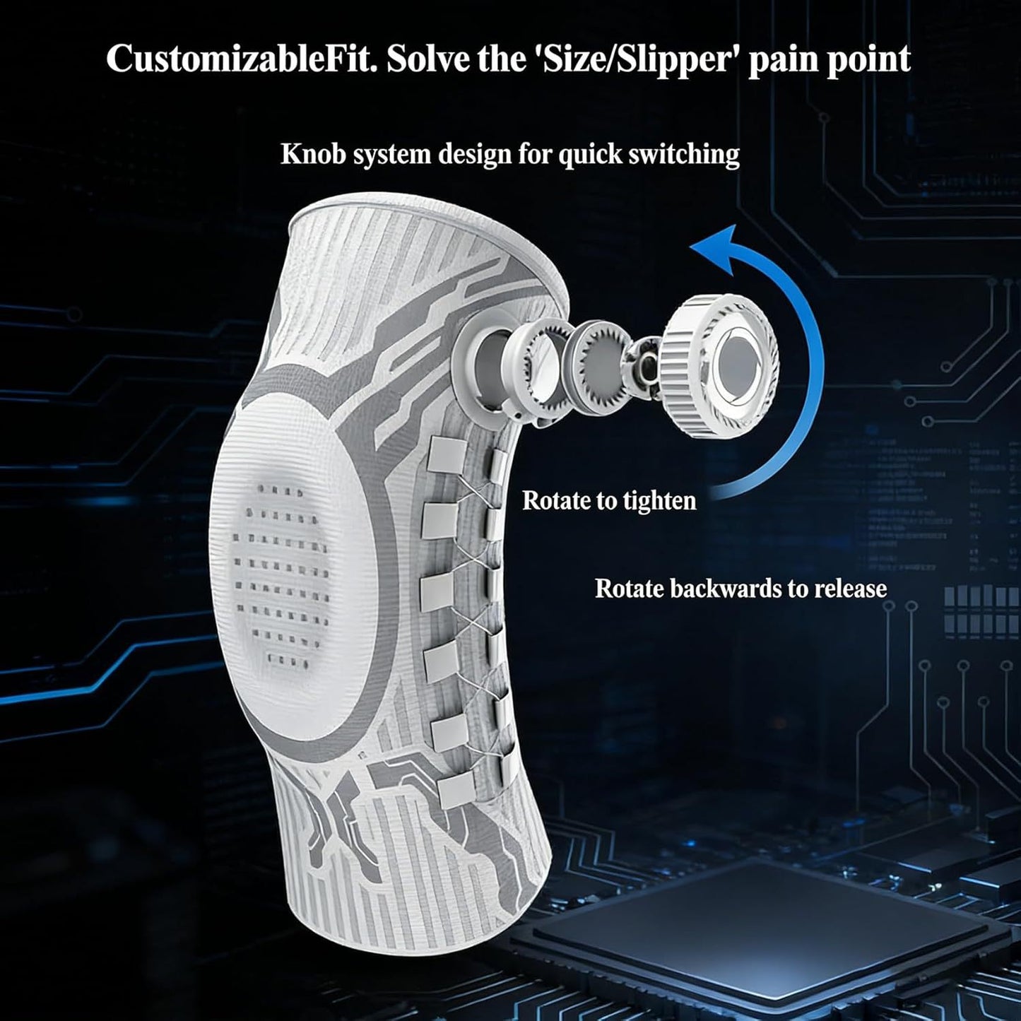 🔥 BUY 1 GET 2ND 50% OFF – Sports Knee Support Brace | Instant Pain Relief & All-Day Knee Stability