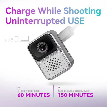 2026 S130 Mini Action Camera - Portable 640P Life Camera with 0.96" IPS Screen for Sports & Outdoor