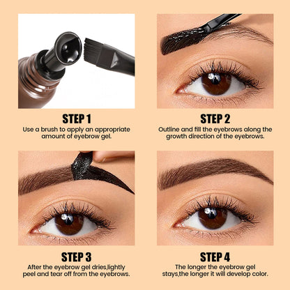 ✨ Peel-Off Eyebrow Tint Gel – Up to 7-Day Natural Brow Color